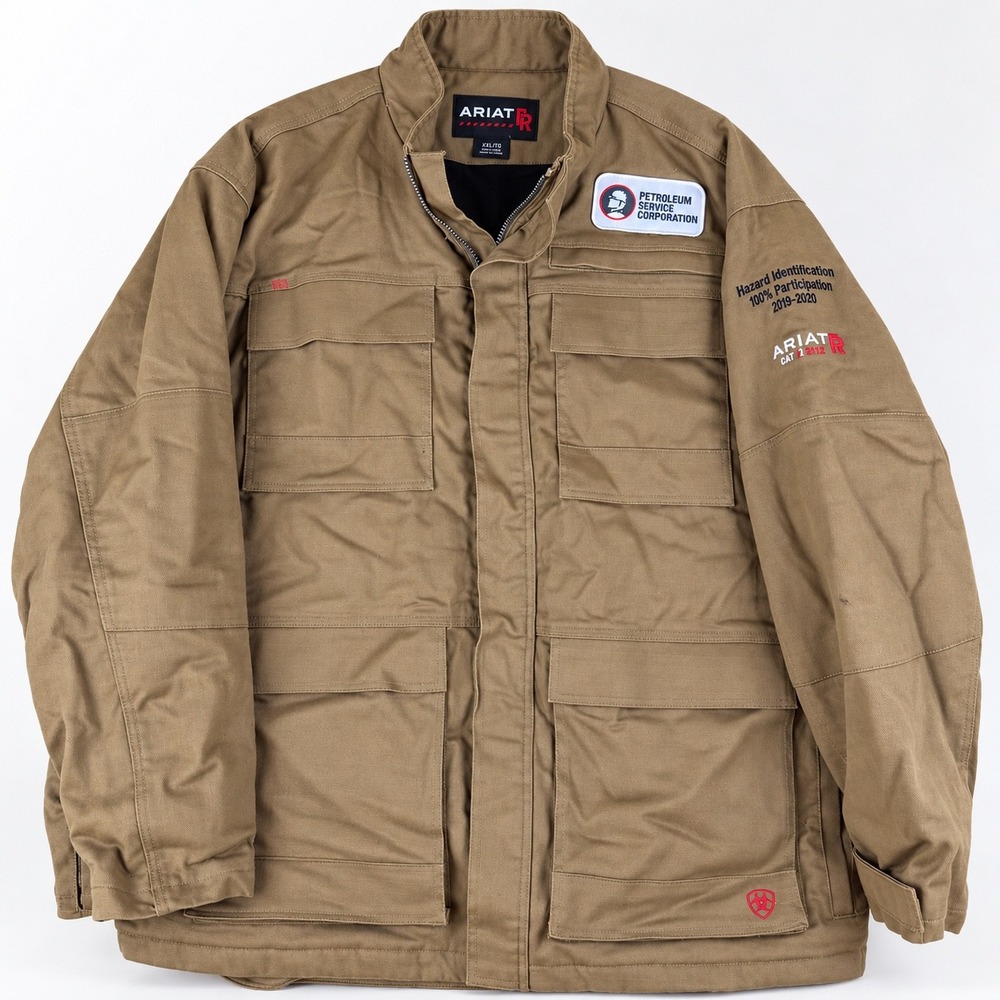 ARIAT FR Workhorse Mens XXL CAT 4 Flame Resistant Insulated Work Chore Jacket